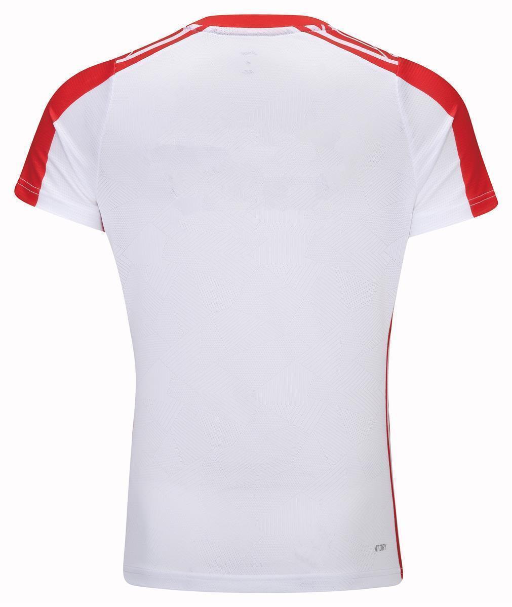 Ladies Sports Shirt "International Stars" White-Red - AAYT074-1