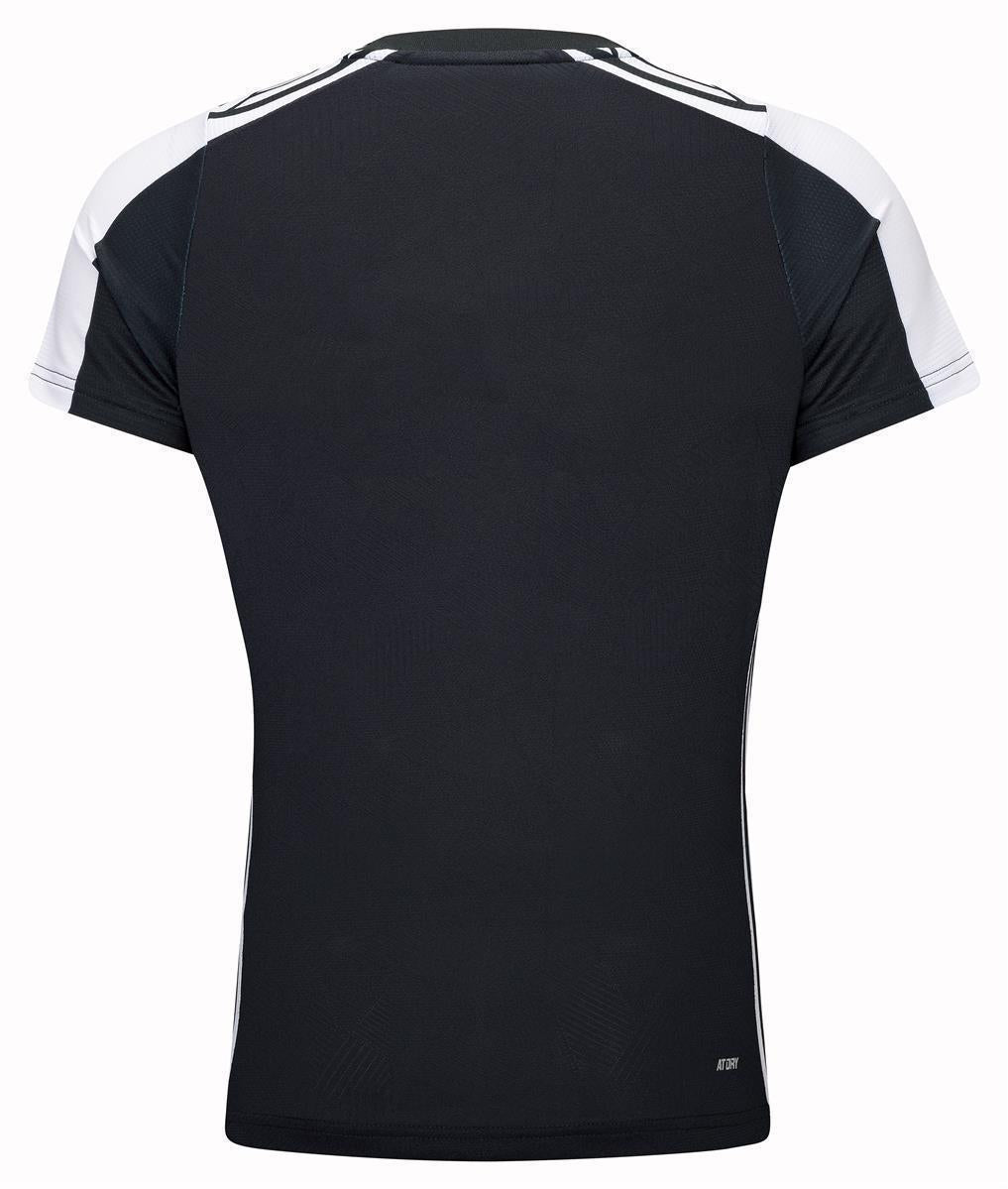 Ladies Sports Shirt "International Stars" Black-White - AAYT074-3