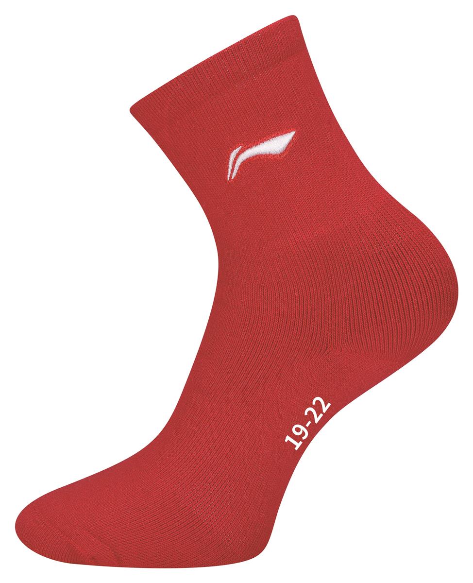 Kinder Unisex Sportsocke Mid-Cut "Team" rot - AWSS393-3