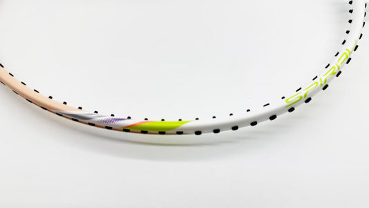 Badmintonschläger BladeX Spiral (5U) - beige - unbespannt - AYPV017-5