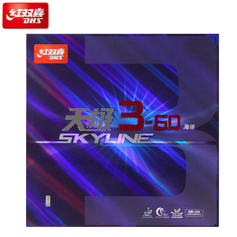 DHS Skyline 3-60 Belag 37 2,1mm rot - DXDJ013-4