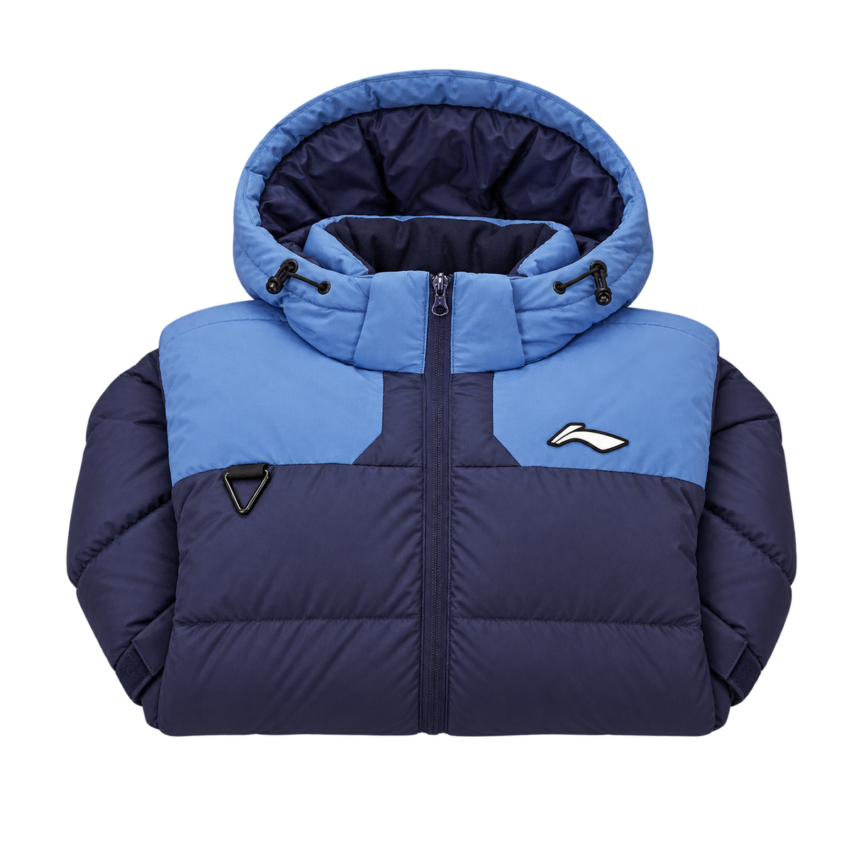 Li-Ning Herren Daunenjacke mit Kapuze dunkelblau - AYMS213-2