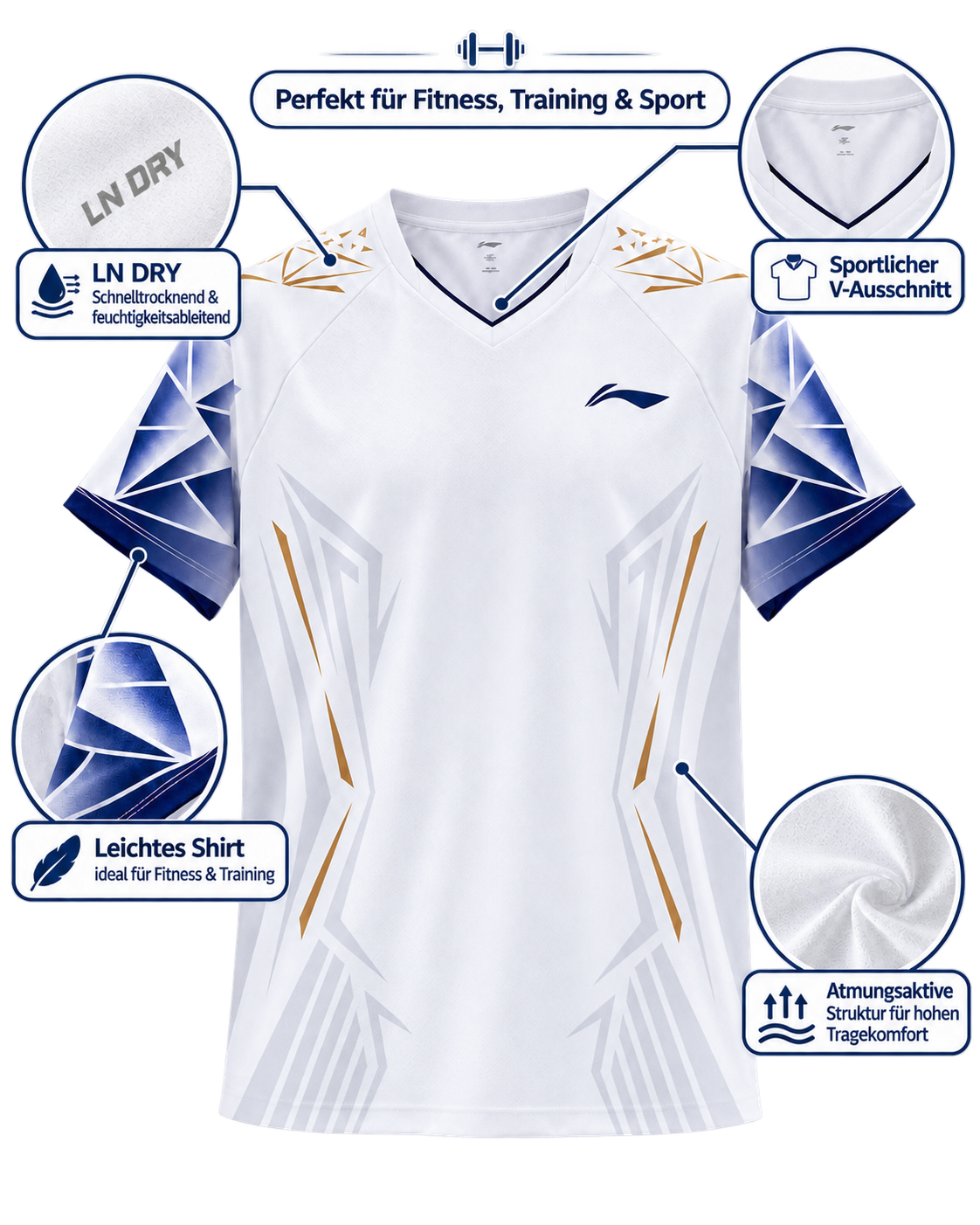 Unisex Competition shirt "International Teams Whale" Fan-Edition - white - AAYV021-2