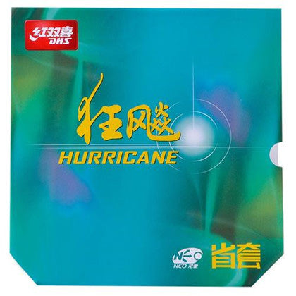 DHS NEO Hurricane 3 Provincial Edition Schwarz 39 2,2mm (Orange Sponge) Belag - DXDD468-5
