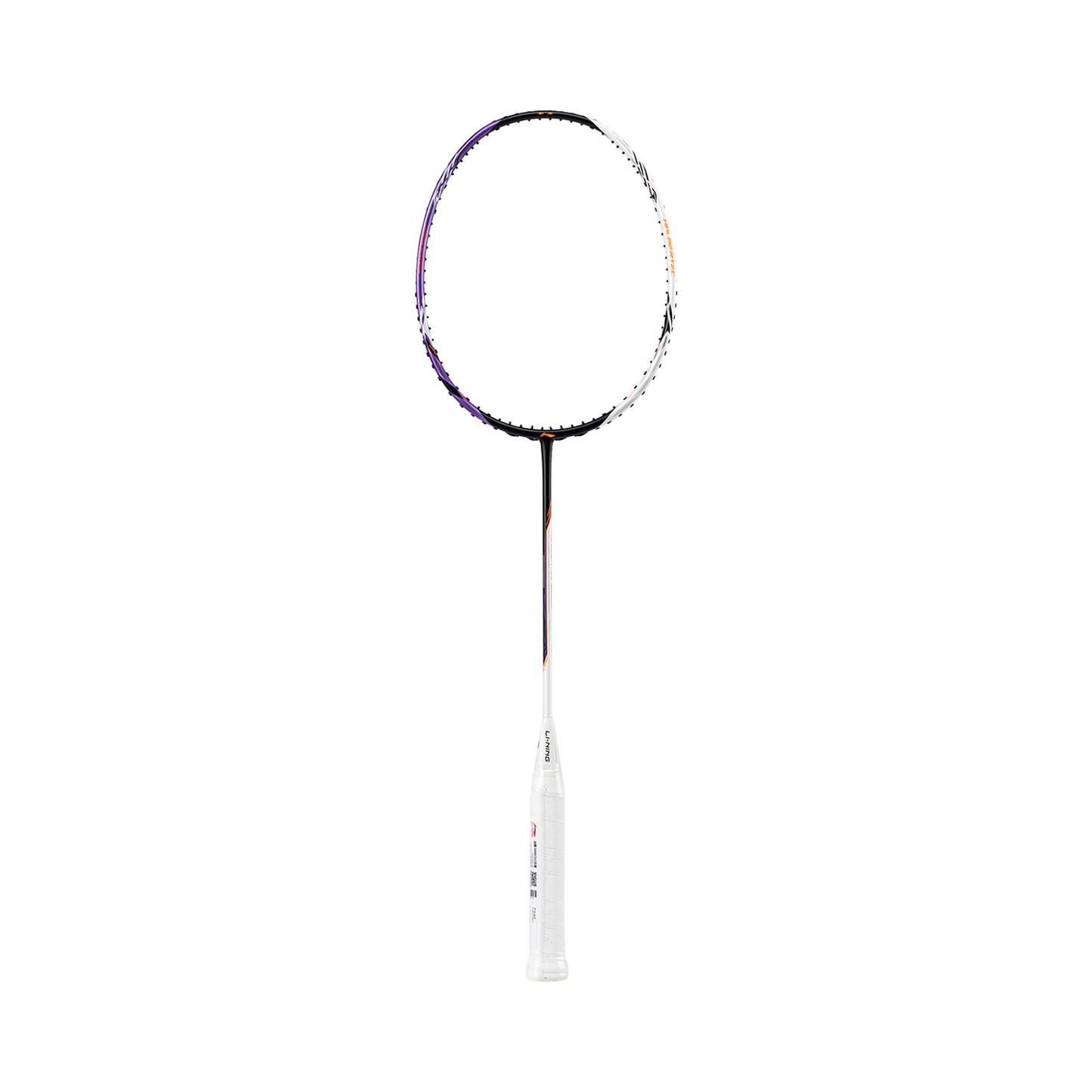 Badmintonschläger HalberTec 1000 (5U) schwarz/lila - bespannt  - AYPV021-50