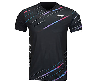 Herren Team-Sportshirt "Dynamic" schwarz - AAYV027-1