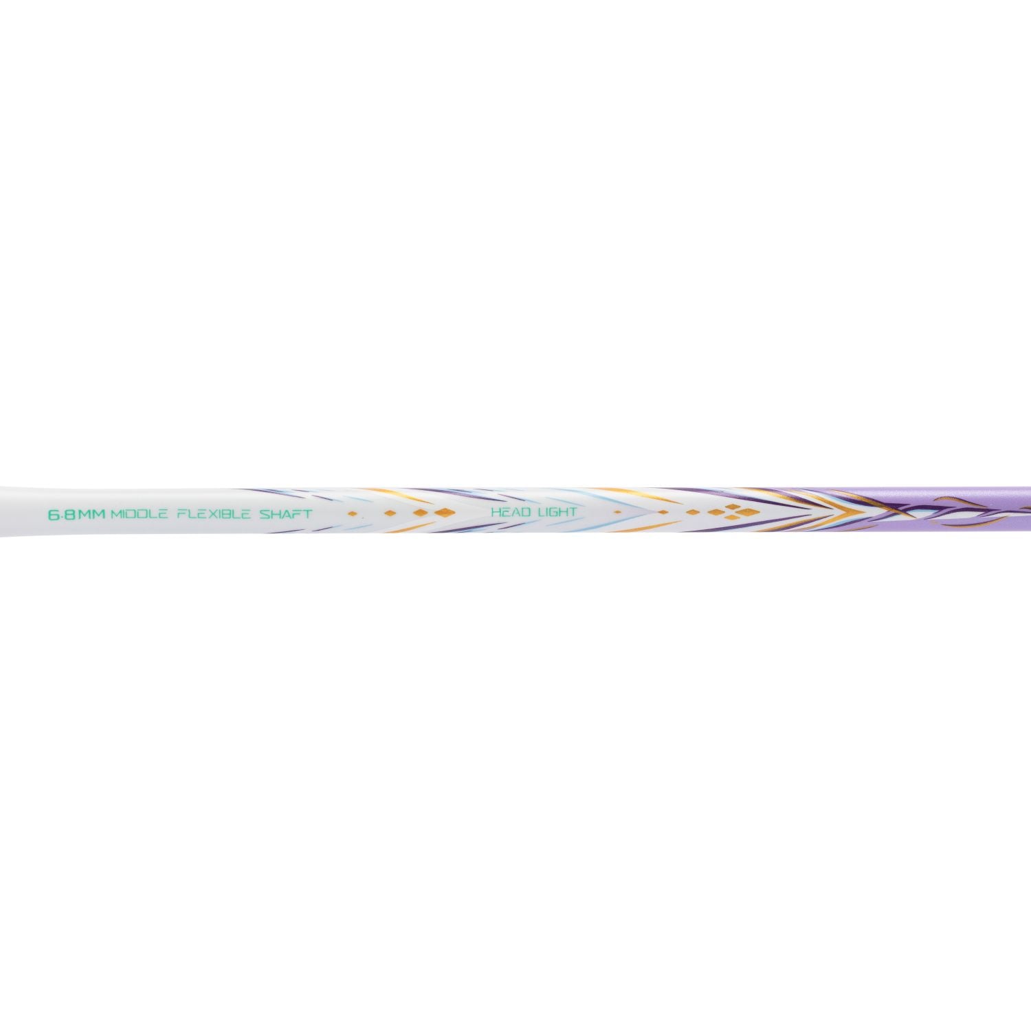 Badmintonschläger BladeX 600 (4U) White - Lilac - unbespannt  - AYPV015-4