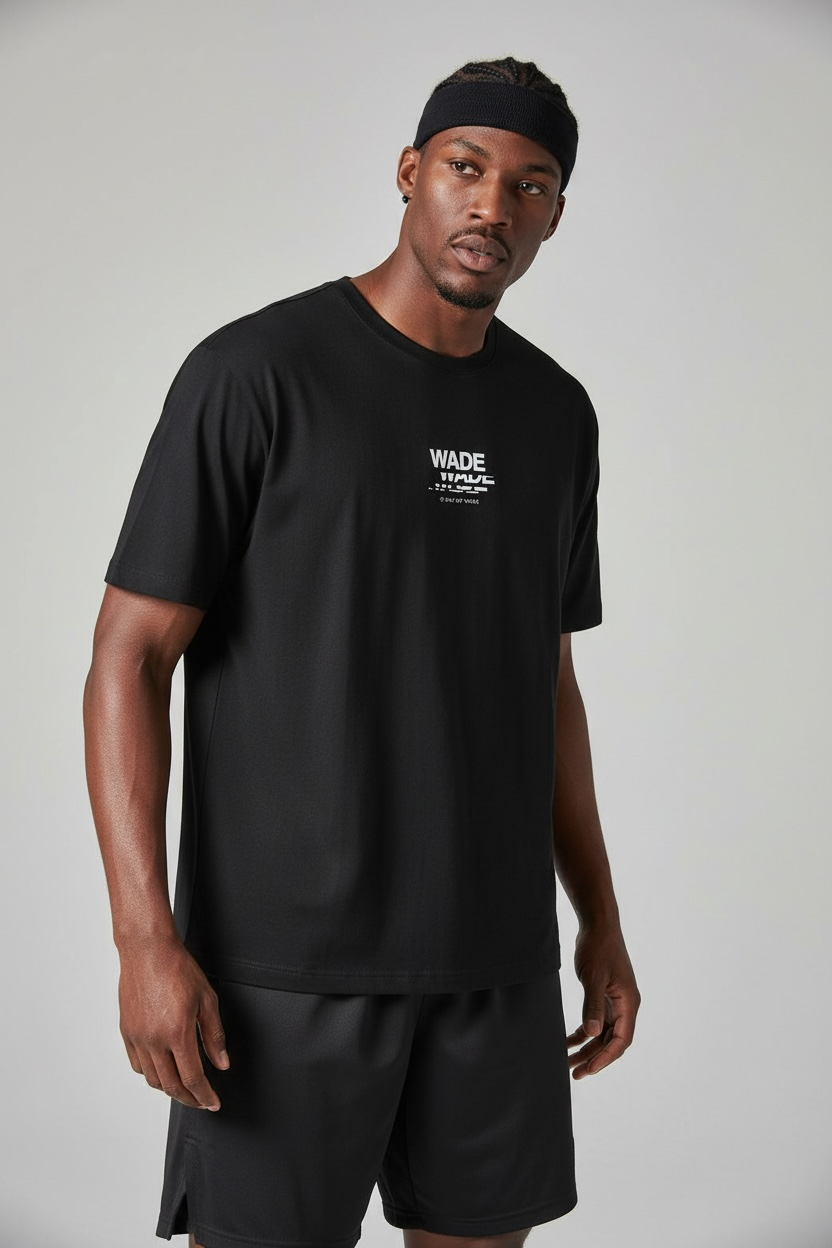 Basketball T-Shirt "Wade-Attitude" schwarz - AHST323-1