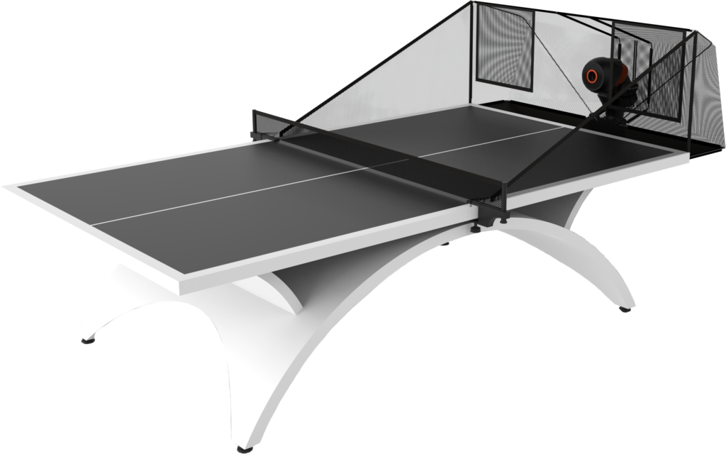 PONGBOT OMNI S PRO Tischtennisroboter mit Netz