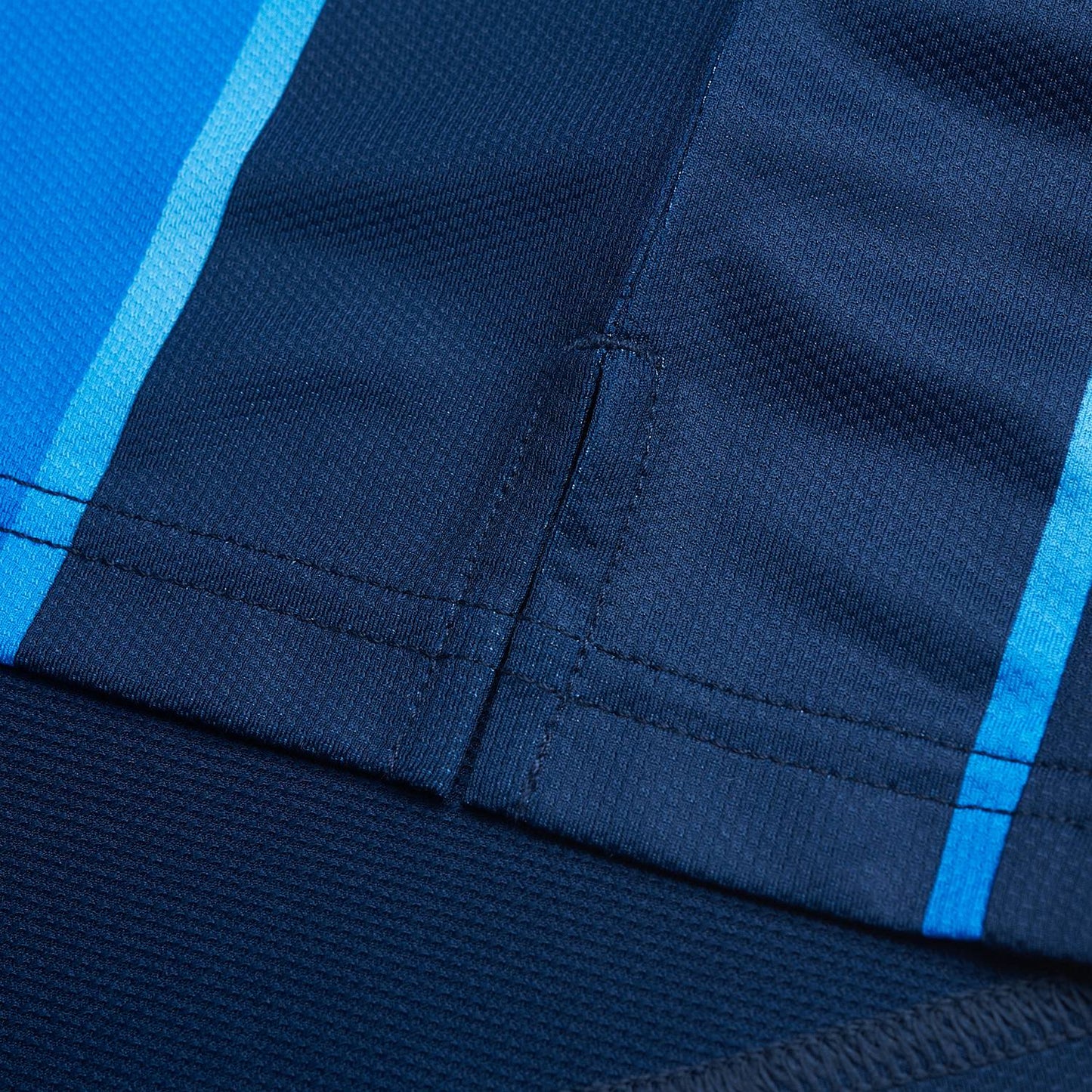 Tischtennis Kinder Nationalteam Wettkampftrikot "Champion" - hellblau-türkis-blau - AAYT034-2