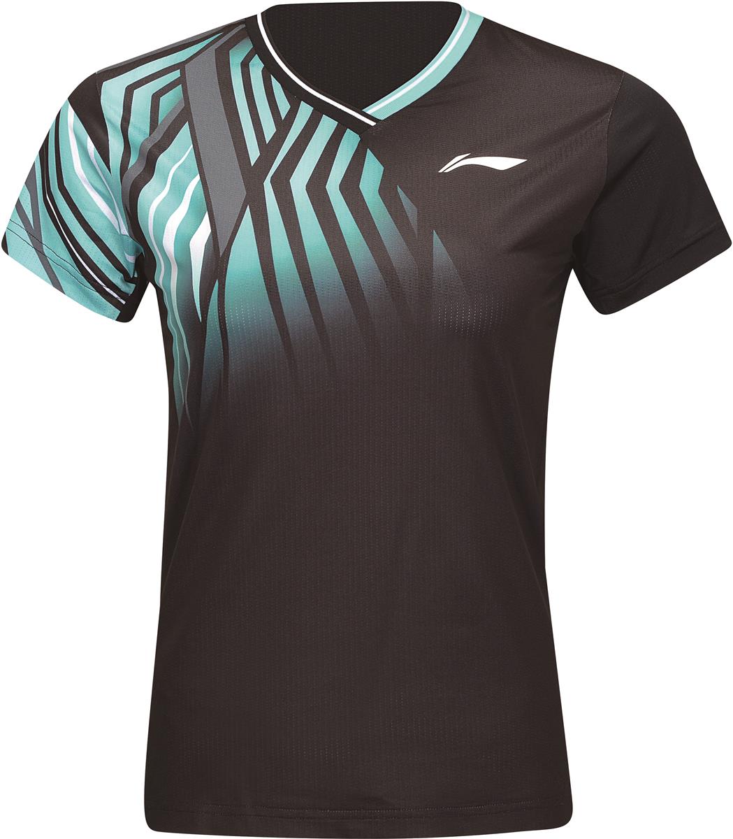 Women Team sport shirt "Jungle" black - AAYT058-4