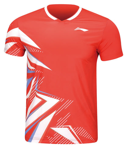 Unisex Wettkampfshirt  Fan-Edition Team FIGHT" - rot - AAYU135-3