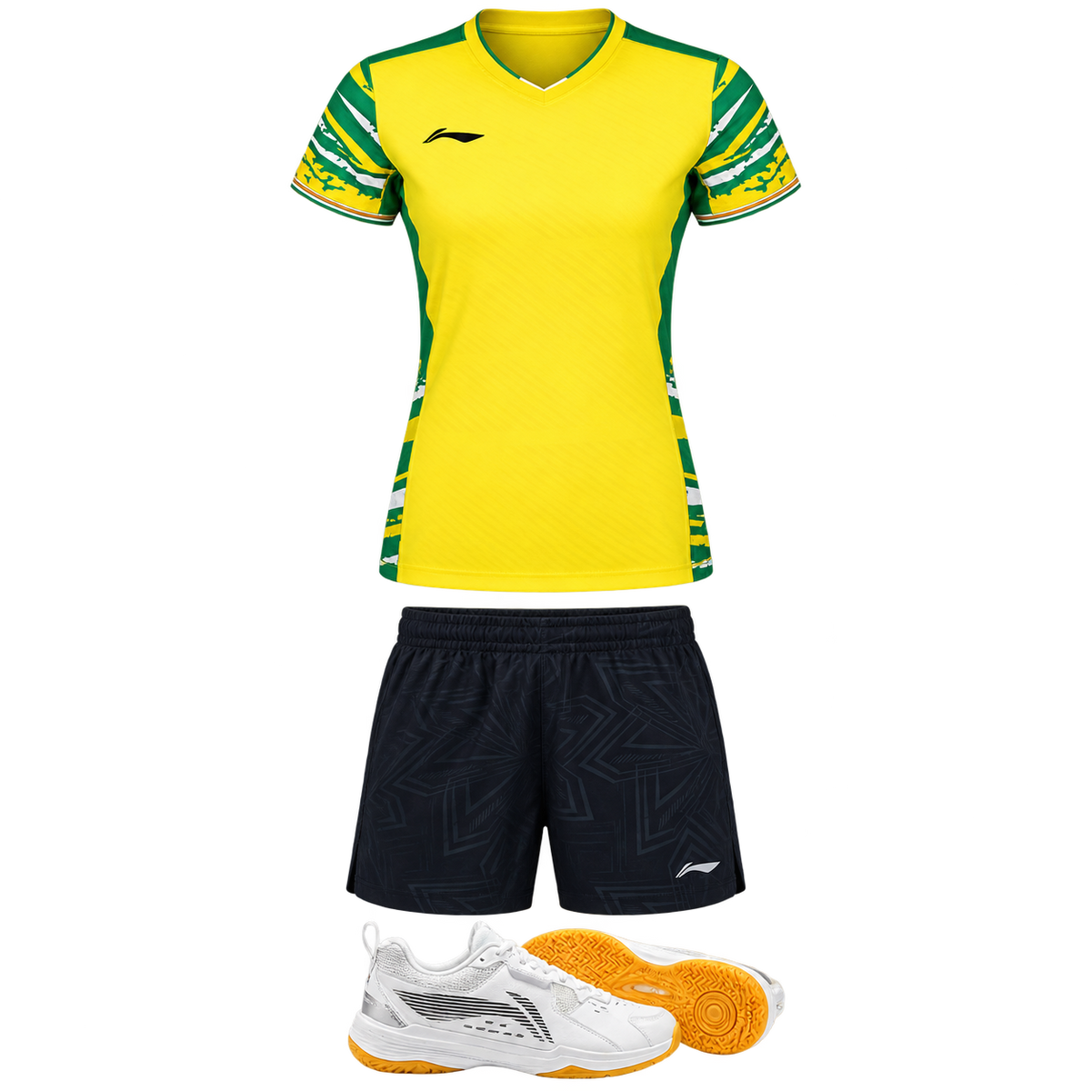 Damen Wettkampfshirt "International Teams Ocean"  - gelb - AAYV056-2