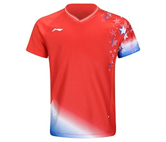Kinder Sportshirt  National Team" rot - AAYV096-3