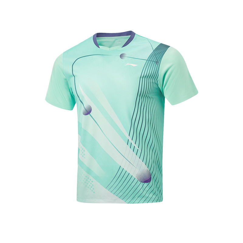 Tischtennis Unisex Zone Wettkampftrikot - türkis - AAYW013-2