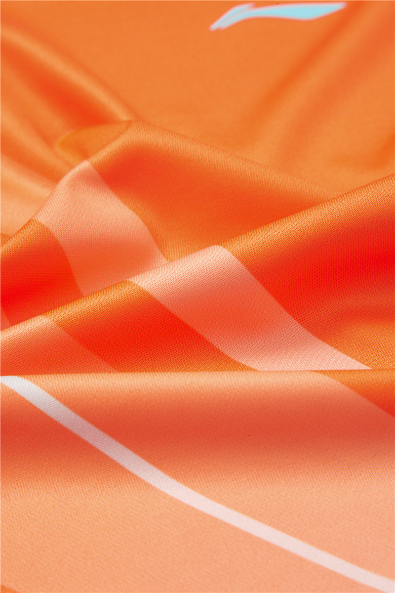 Tischtennis Unisex Zone Wettkampftrikot - orange - AAYW013-3