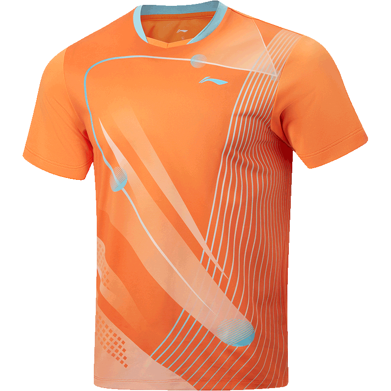 Tischtennis Unisex Zone Wettkampftrikot - orange - AAYW013-3