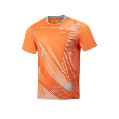 Tischtennis Unisex Zone Wettkampftrikot - orange - AAYW013-3