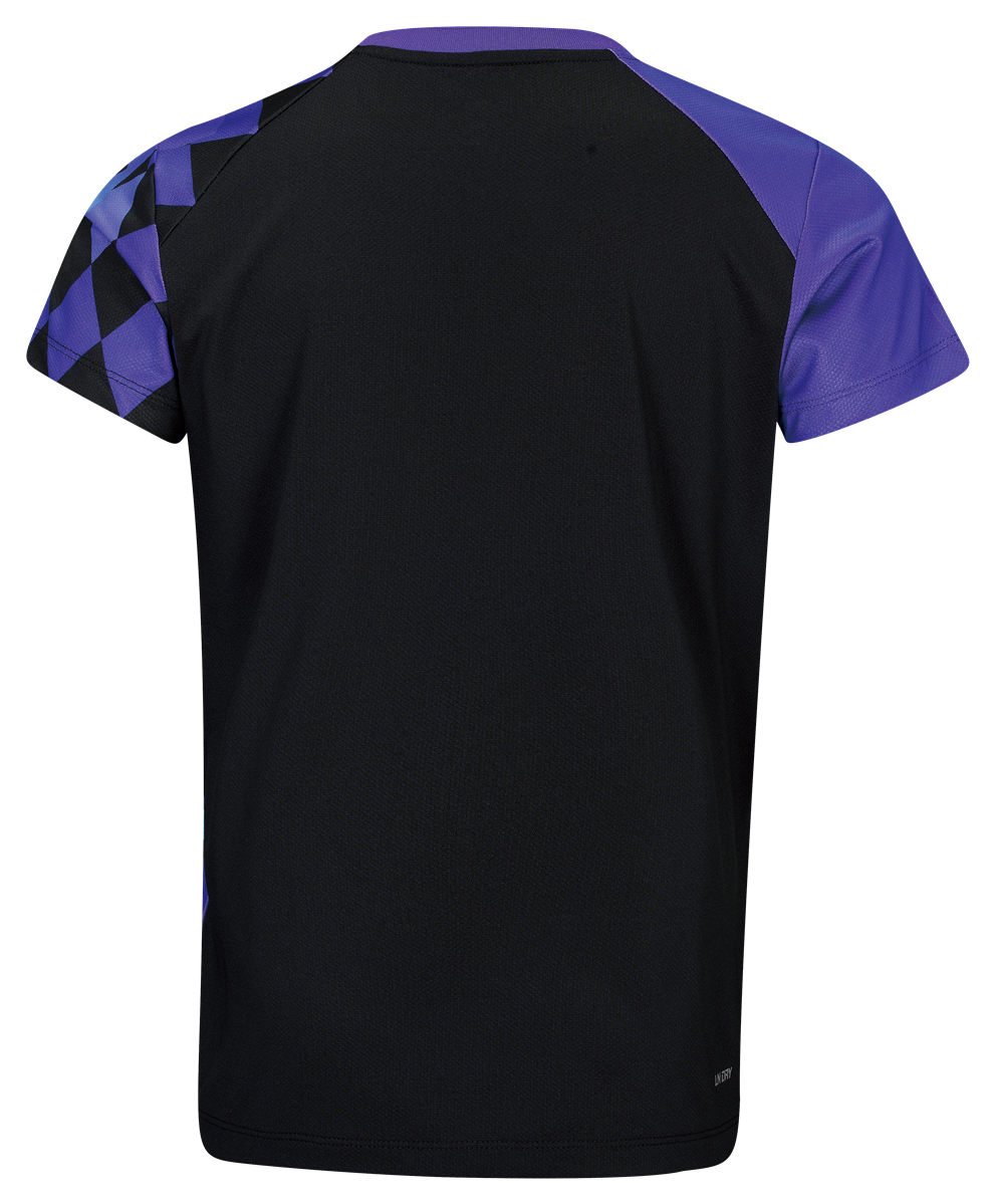 Tischtennis Kinder WM 2026 Wettkampftrikot - schwarz - AAYW094-1
