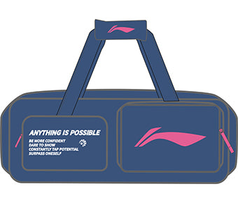 Badminton Square Bag "Motivation" blau - ABLU069-4