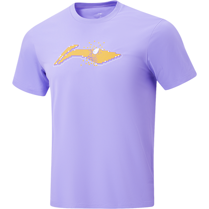Sport ''Logo Pixel'' T-Shirt lila - AHSW069-3