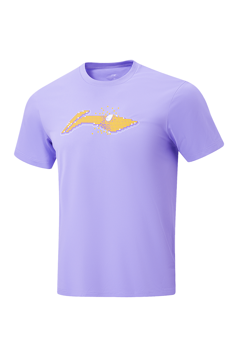 Sport ''Logo Pixel'' T-Shirt lila - AHSW069-3