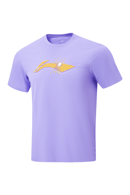 Sport ''Logo Pixel'' T-Shirt lila - AHSW069-3