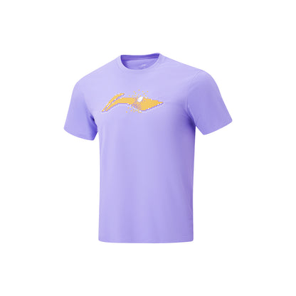 Sport ''Logo Pixel'' T-Shirt lila - AHSW069-3