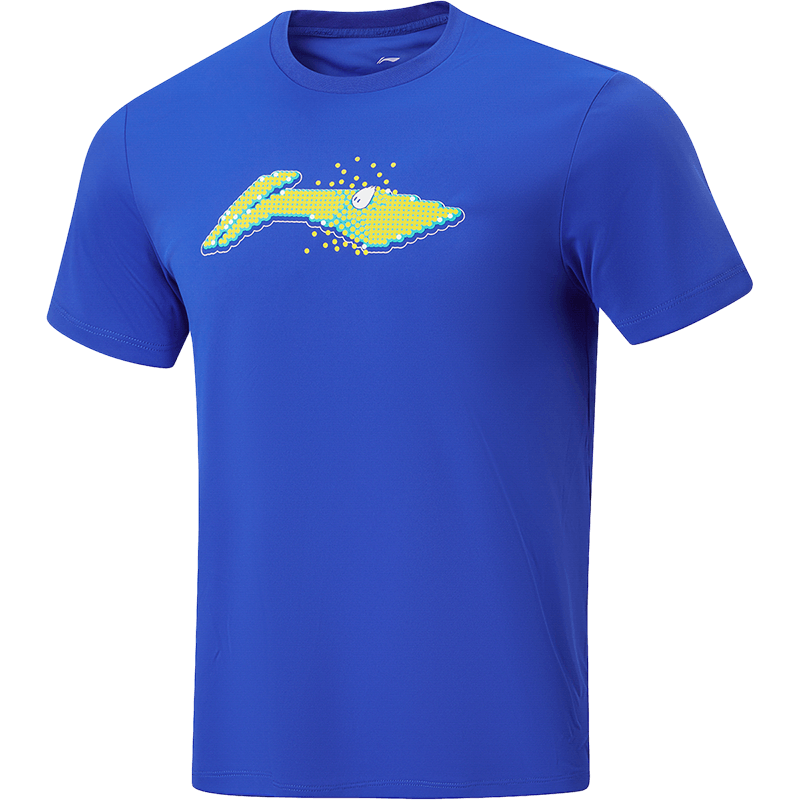 Sport ''Logo Pixel'' T-Shirt blau - AHSW069-4