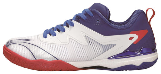 Professional Herren Tischtennis Schuh Qi Lin 2.0 - weiß/blau - APPR001-2