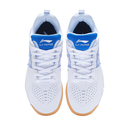 Unisex Tischtennisschuh Hawk Eye 2.0 Pro - weiß/blau - APPT009-1
