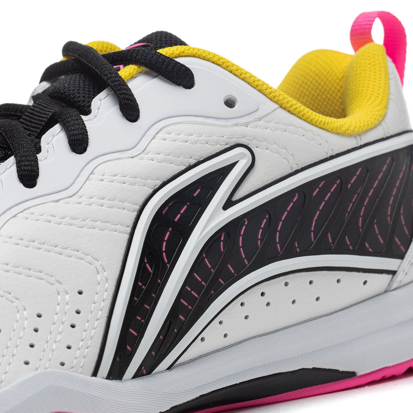 Tischtennis Schuh Hawk Eye 3.0  - weiß/gelb/pink - APPV003-2