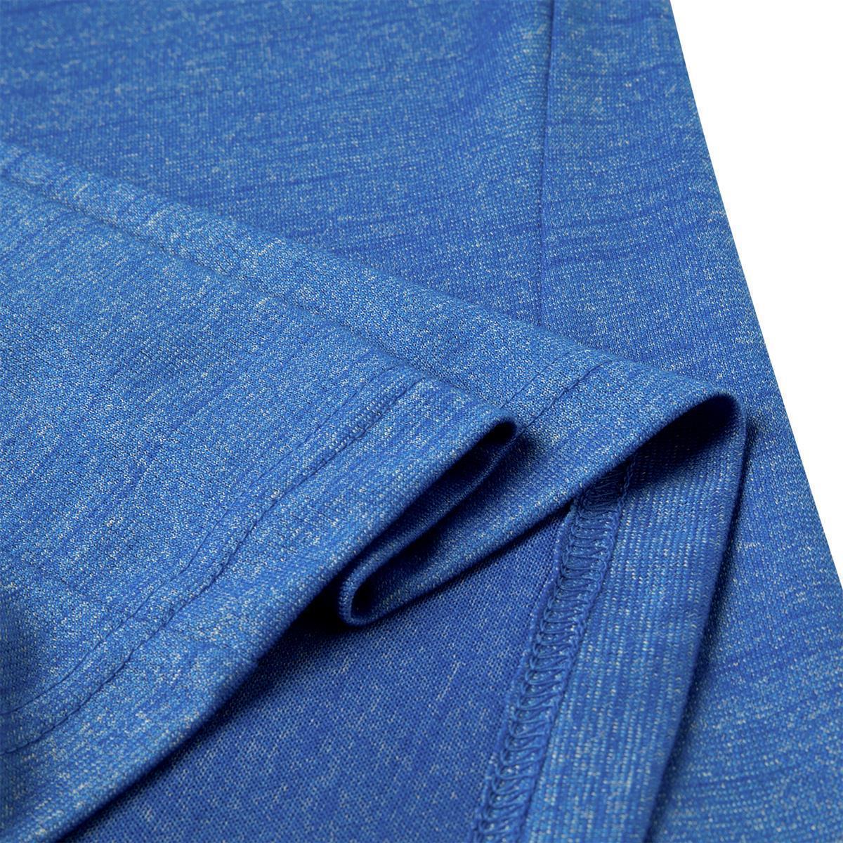 Unisex Sport Shirt blau-meliert - ATSQ201-3