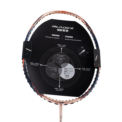 Badmintonschläger BLADEX 900 MAX Sun (3U) Gold - unbespannt - AYPT021-1/AYPT323-3
