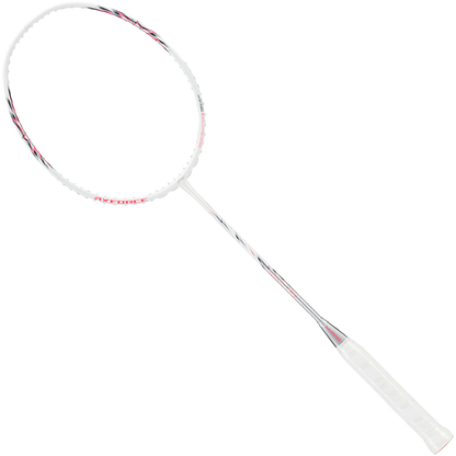 Badmintonschläger AXFORCE BIGBANG (4U) weiß/pink - unbespannt - AYPU051-4