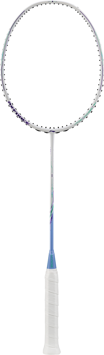 Badmintonschläger AXFORCE 80 (4U) weiß unbespannt - AYPV035-4