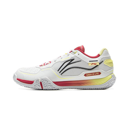 Badmintonshoe "Saga III Light" white/red/yellow -AYTV003-3