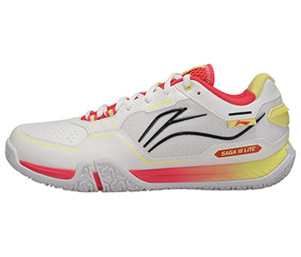 Badmintonshoe "Saga III Light" white/red/yellow -AYTV003-3