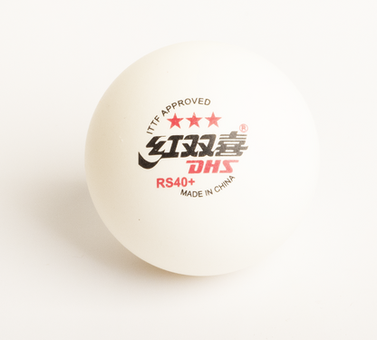 DHS Tischtennisball RS40+ 3-Sterne Weiß (10 Pack) - DXAV003-2